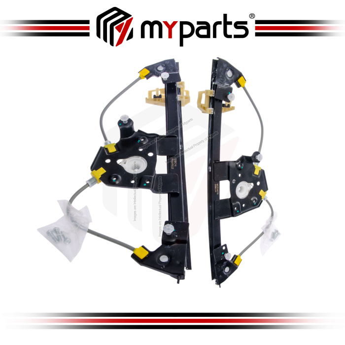 Myparts Fits BMW 1 Series Hatch E87 2004~2011 | REAR Power Window Gear Regulator Door (No Motor) | Set Of LH Left + RH Right
