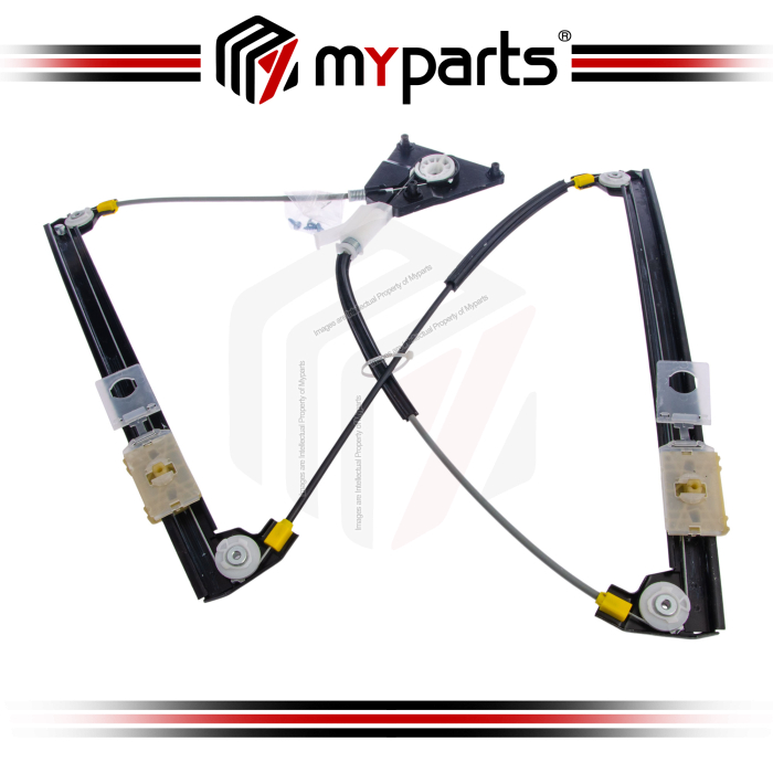 Myparts Fits Audi A3 8P 2004~2013 FRONT Power Window Gear Regulator Door (No Motor) | RH Right Hand (Driver Side)