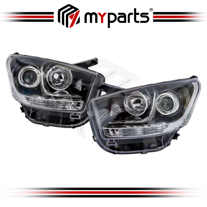 TYC Perodua Axia 2017~2019 (E Spec / G Spec) Head Lamp Headlight Headlamp Head Light Front | Pair LH Left Hand (Passenger) + RH Right Hand (Driver)