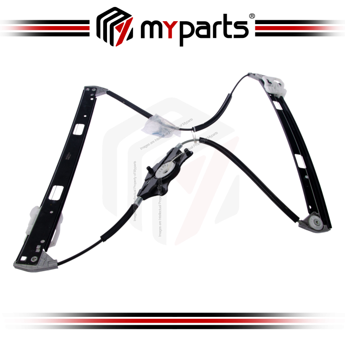 Myparts Fits Audi Q7 4L 2005~2015 REAR Power Window Gear Regulator Door (No Motor) | LH Left Hand (Passenger)