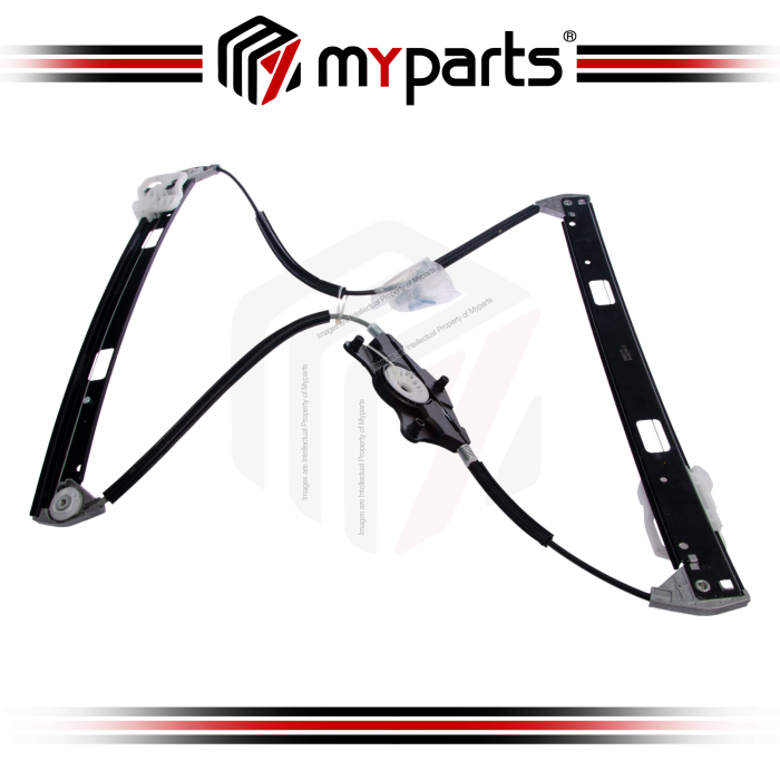 Myparts Fits Audi Q7 4L 2005~2015 REAR Power Window Gear Regulator Door (No Motor) | RH Right Hand (Driver)