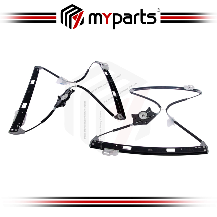 Myparts Fits Audi Q7 4L 2005~2015 REAR Power Window Gear Regulator Door (No Motor) | Set Of LH Left + RH Right