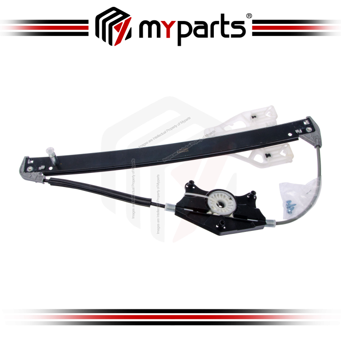 Myparts Fits Audi Q3 8U 2011~2019 REAR Power Window Gear Regulator Door (No Motor) | LH Left Hand (Passenger Side)