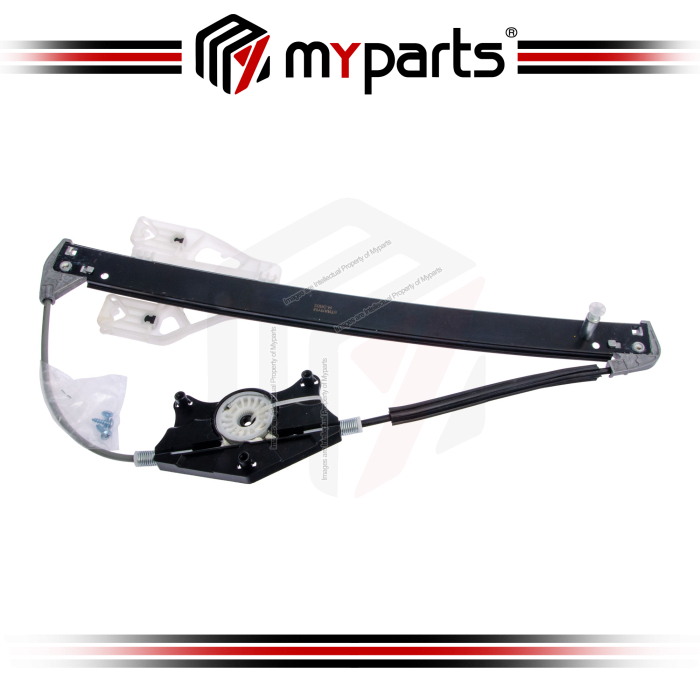 Myparts Fits Audi Q3 8U 2011~2019 REAR Power Window Gear Regulator Door (No Motor) | RH Right Hand (Driver Side)