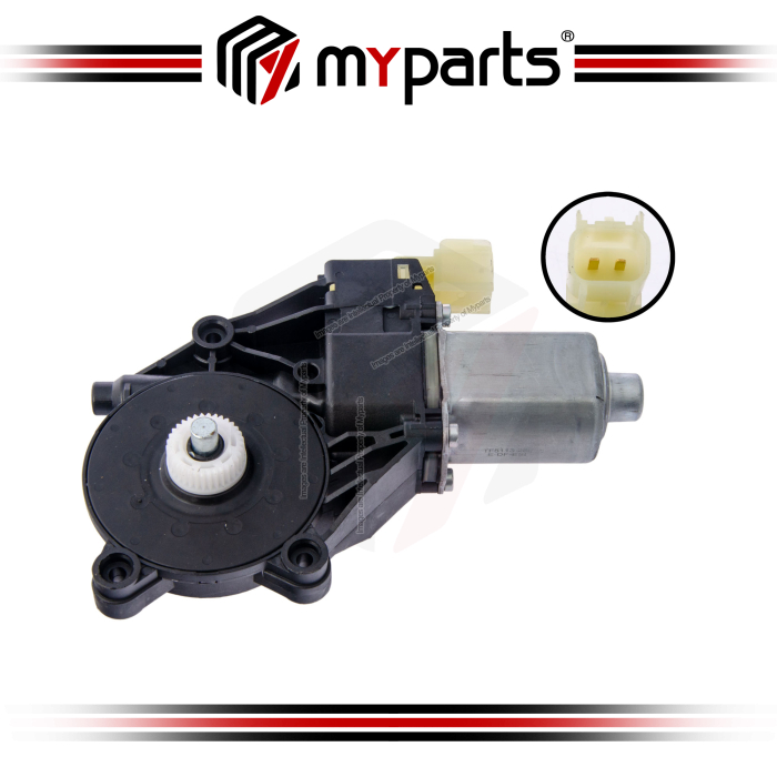 Myparts Ford Ranger 2011~2021 (2 Pins) REAR Power Electric Window Gear Regulator Motor | LH Left Hand (Passenger Side)