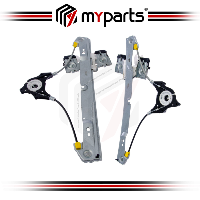 Myparts Fits Ford Fiesta 2008~2013 FRONT Power Window Gear Regulator Door (No Motor) | Set Of LH Left + RH Right