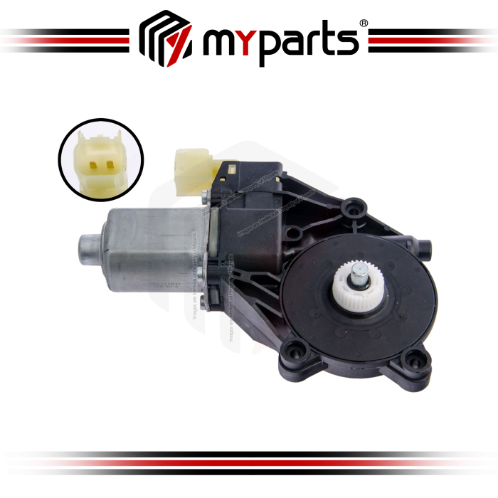 Myparts Mazda BT50 BT-50 UP UR 2011~2021 (2 Pins) REAR Power Electric Window Gear Regulator Motor | RH Right Hand (Driver Side)