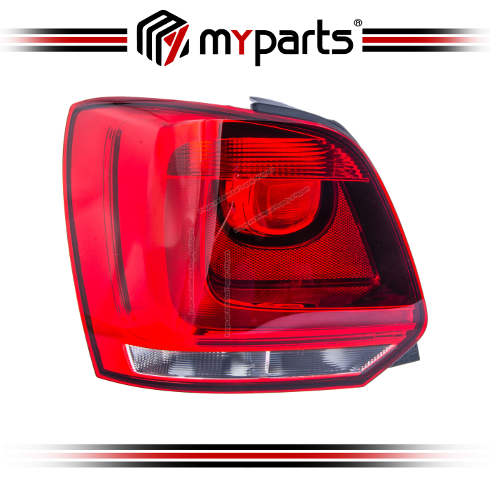 TYC Fits Volkswagen VW Polo 3 Door / 5 Door Hatch 6R 2010~2014 | Taillight Tail Light Rear Lamp | LH LHS Left Hand (Passenger Side)
