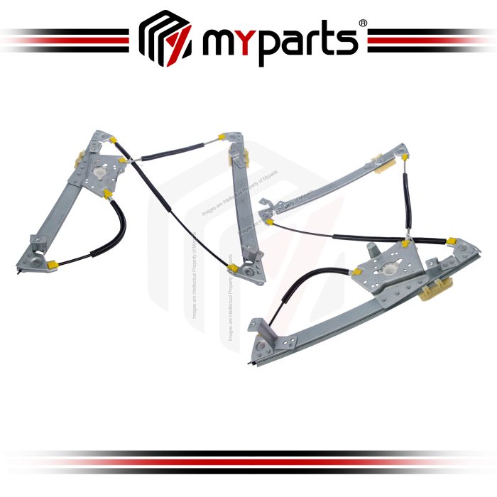 Myparts Ford Focus MK3 MK3.5  2012~2018 | Front (No Motor) Power Electric Door Window Regulator | Pair LH Left (Passenger) + RH Right (Driver)