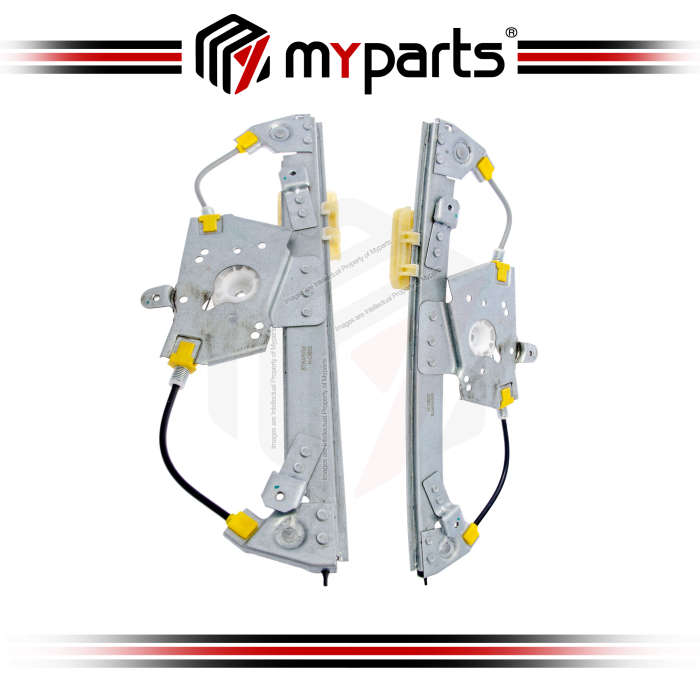 Myparts Ford Focus MK3 MK3.5  2012~2018 | Rear (No Motor) Power Electric Door Window Regulator | Pair LH Left (Passenger) + RH Right (Driver)