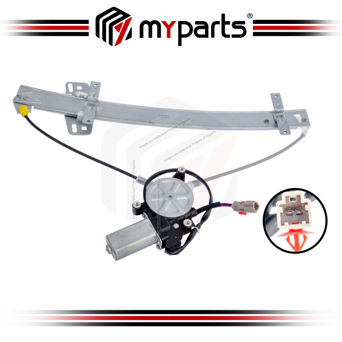 Door Electric Window Regulator REAR (2 Pins Motor)