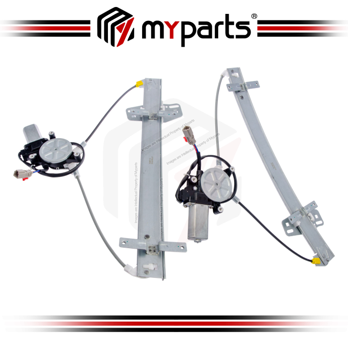 Myparts Fits Honda Odyssey RA6-9 2000~2004 | Rear (With Motor) Power Electric Window Gear Regulator | REAR Set LH Left + RH Right
