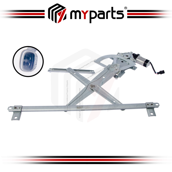 Myparts Fits Mazda BT-50 UN 2006~2011 | FRONT Power Window Gear Regulator Door (With Motor) | LH Left Hand (Passenger)