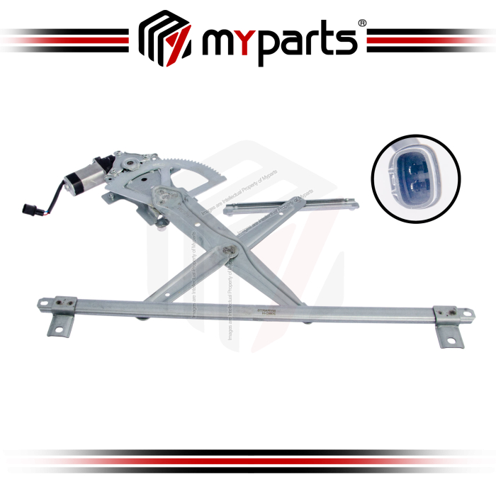 Myparts Fits Mazda BT-50 UN 2006~2011 | FRONT Power Window Gear Regulator Door (With Motor) | RH Right Hand (Driver)