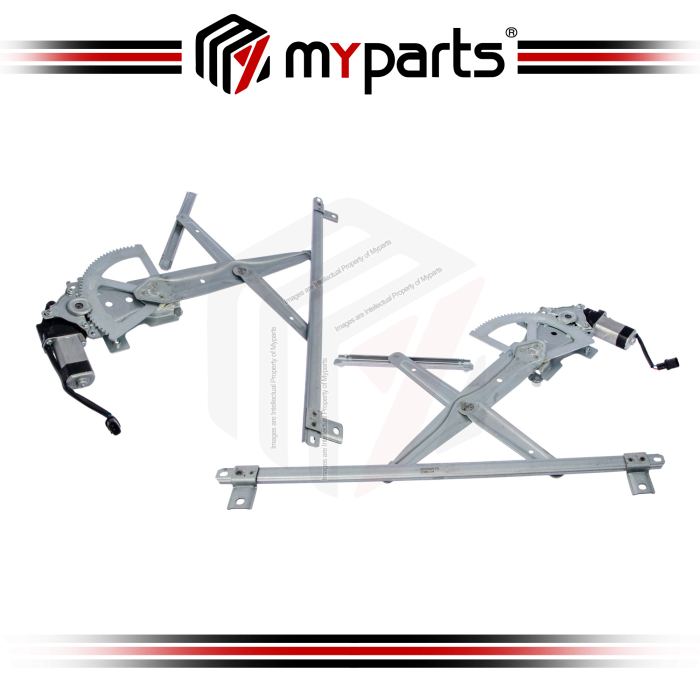 Myparts Fits Mazda BT-50 UN 2006~2011 | (With Motor) Electric Power Window Gear Regulator Door | Set Of LH Left (Passenger) + RH Right (Driver)