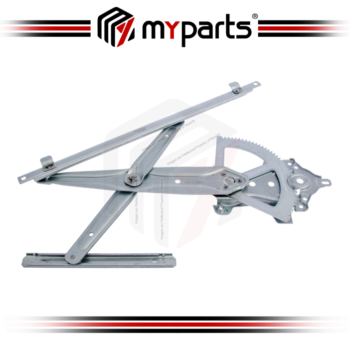 Myparts Fits Mitsubishi Lancer 2008~2012 FRONT (No Motor) Power Window Gear Regulator Door | RH Right Hand (Driver Side)
