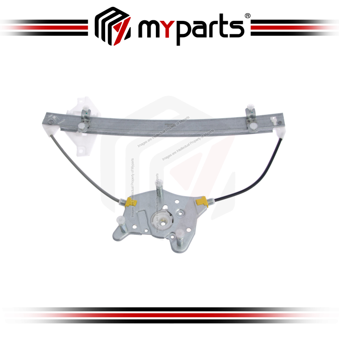 Myparts Fits Hyundai Accent 4 Door Sedan & 5 Door Hatch 2000~2006 | FRONT Electric Power Window Regulator (No Motor) | RH Right Hand (Driver Side)