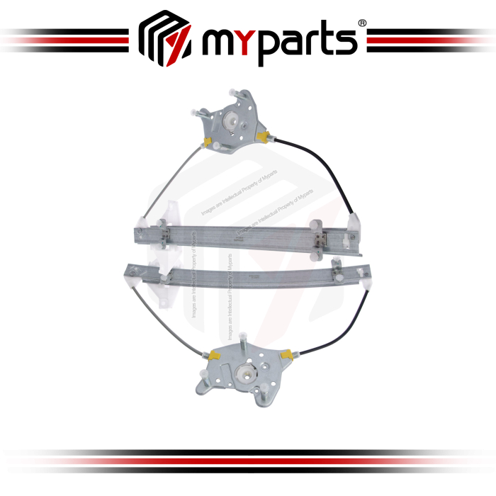 Myparts Fits Hyundai Accent 4 Door Sedan & 5 Door Hatch 2000~2006 | FRONT Electric Power Window Regulator (No Motor) | Set Of LH Left + RH Right