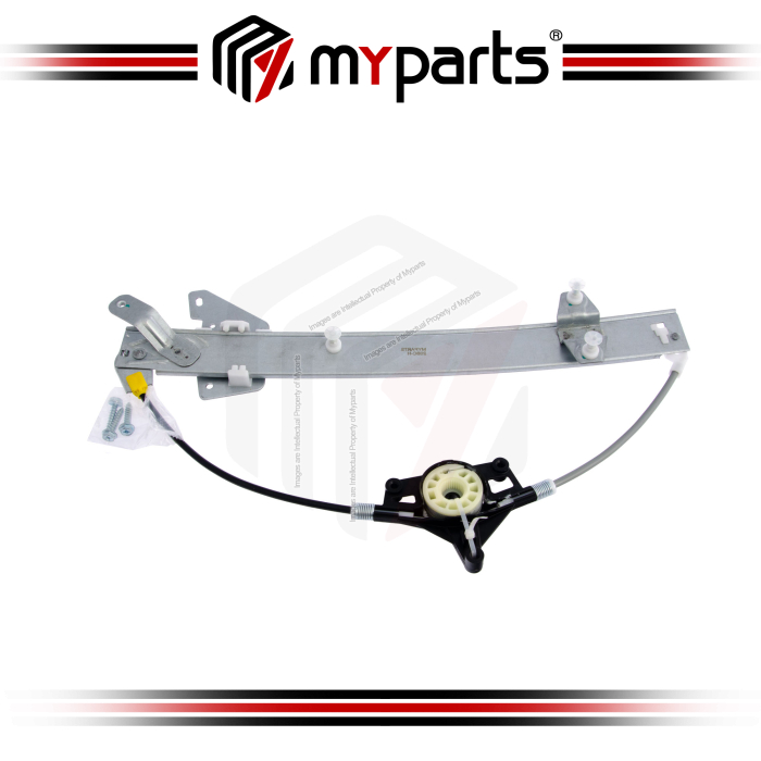 Myparts Fits Mazda 3 1.6 2.0 BM BN 2013~2019 Front (No Motor) Power Electric Window Gear Regulator Door | RH Right Hand (Driver Side)