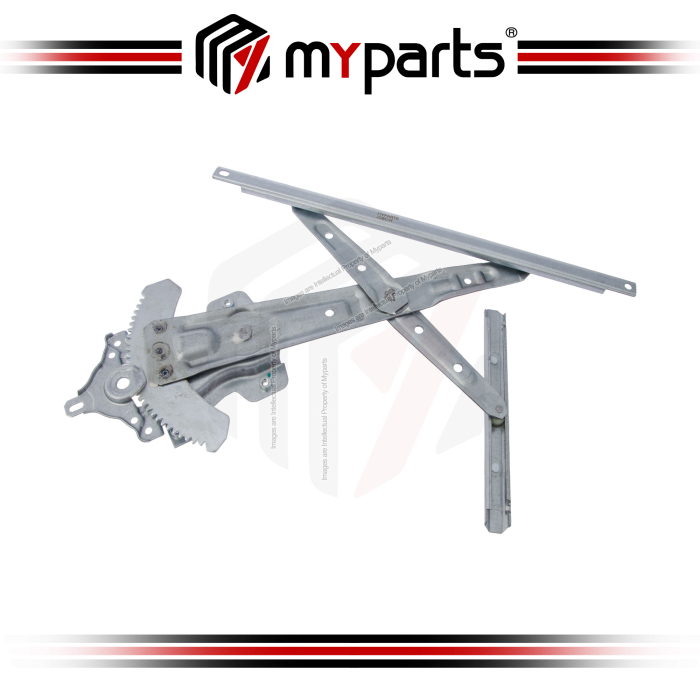 Myparts Fits Mitsubishi Outlander ZK ZL 2015~2023 Rear (No Motor) Power Window Gear Regulator Door | LH Left Hand (Passenger Side)