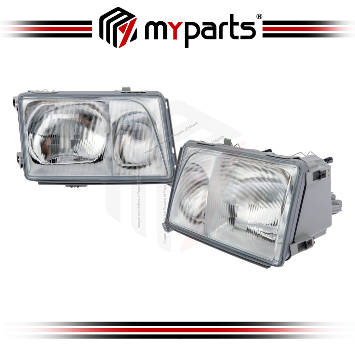 TYC Fits Mercedes Benz E Class W124 1994~1996 Head Lamp Headlamp Head Light Front Light | Pair LH Left Hand (Passenger) + RH Right Hand (Driver)