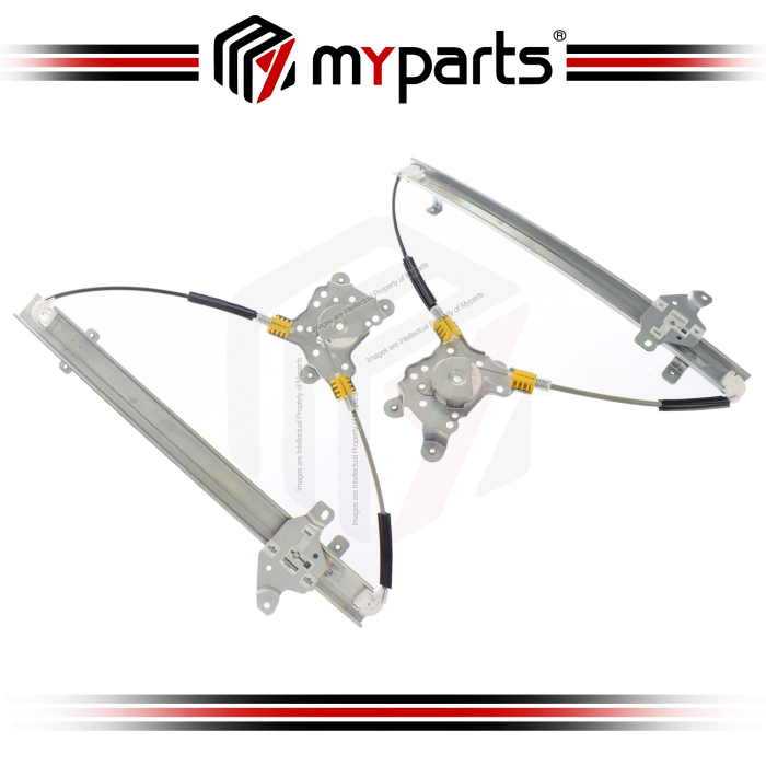 Myparts Fits Nissan XTrail X-Trail T30 2001~2013 | FRONT Electric Door Window Regulator (No Motor) | Set Of LH LHS Left Hand + RH RHS Right Hand