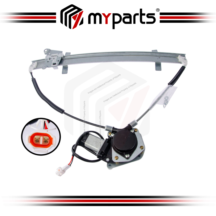 Myparts Fits Suzuki Grand Vitara 1999~2005 | Front (With Motor) Electric Power Window Gear Regulator Door | LH Left Hand (Passenger Side)