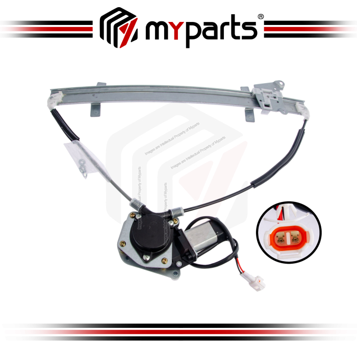 Myparts Fits Suzuki Grand Vitara 1999~2005 | Front (With Motor) Electric Power Window Gear Regulator Door | RH Right Hand (Driver Side)