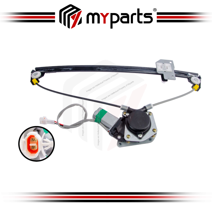Myparts Fits Suzuki Grand Vitara 1999~2005 | REAR (With Motor) Electric Power Window Gear Regulator Door | RH Right Hand (Driver Side)