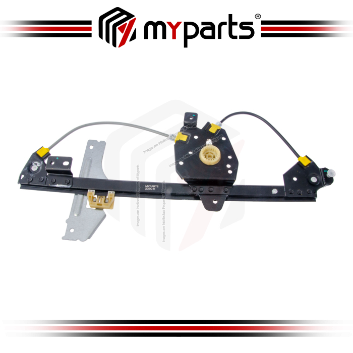 Myparts Fits Peugeot T84 3008 2010~2017 Rear (No Motor) Electric Power Window Gear Regulator Door | LH Left Hand (Passenger Side)