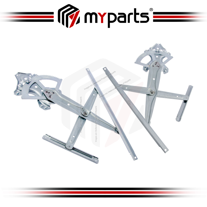 Myparts Toyota Corolla E172 Altis 2013~2019 | Front (No Motor) Power Window Gear Regulator Door | Set LH Left Hand Side + RH Right Hand Side