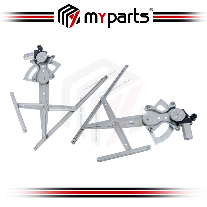 Myparts Toyota Camry ACV30 2002~2006 Front (With Motor) Electric Power Window Gear Regulator Door | Set LH Left Hand Side + RH Right Hand Side
