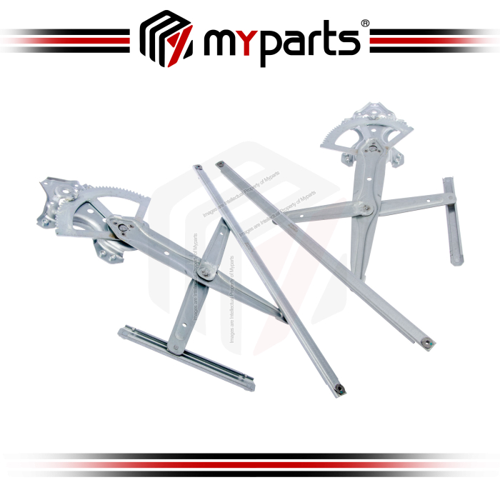 Myparts Fits Toyota Camry ACV40 2006~2012 | FRONT (No Motor) Electric Power Window Gear Regulator Door | Set LH Left Hand Side + RH Right Hand Side
