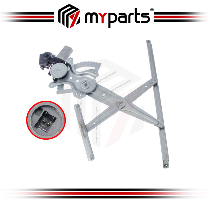 Myparts Toyota Camry ACV40 2006~2012 Front (10 Pins Motor) Electric Power Window Gear Regulator Door | RH Right Hand (Driver Side)