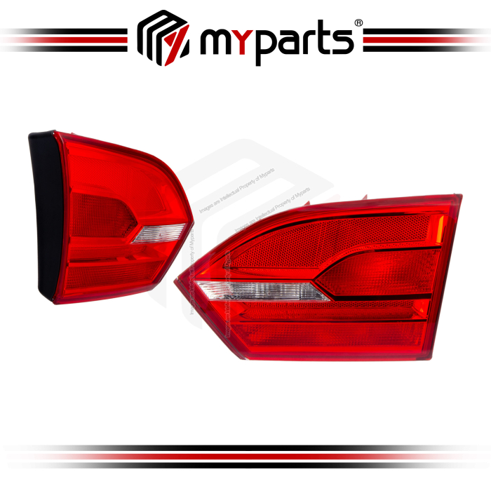 TYC Fits Volkswagen VW Jetta 1B 2011~2014 Inner Taillamp Tail Lamp Light Boot Lid Taillight | Pair LH Left (Passenger Side) + RH Right (Driver)