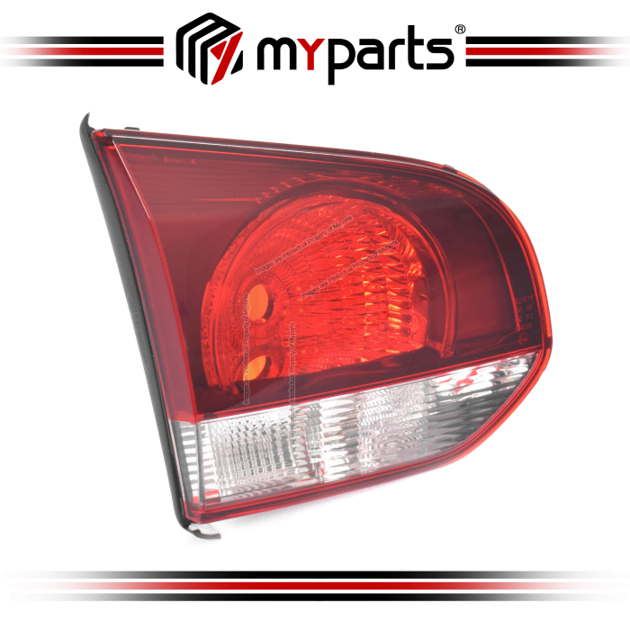 TYC Fits Volkswagen VW Golf 2009~2013 GTD GTi 5 Door Hatch | Tailgate Lamp Inner Tail Light (Non LED) | LH LHS Left Hand (Passenger Side)