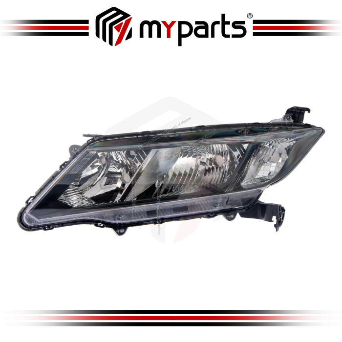 Myparts Fit Honda City Sedan GM 2014~2017 T9A (Smoke) Head Lamp Head Light Front Headlamp Headlight | LH Left Hand (Passenger Side)