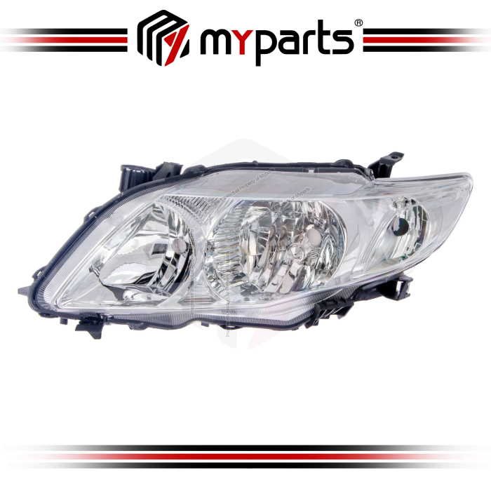Myparts Toyota Corolla Altis E140 Pre-Facelift 2008~2010 Head Lamp Head Light Front Headlamp Headlight | LH Left Hand (Passenger Side)