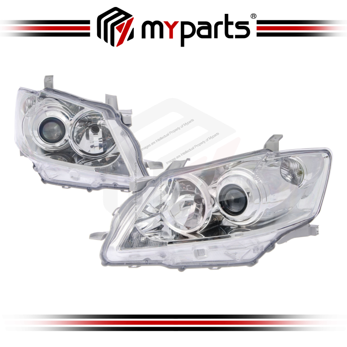Myparts Fits Toyota Camry ACV40 2006~2009 (HID Type) Headlight Head Light Front Head Lamp | Set LH Left Hand + RH Right Hand