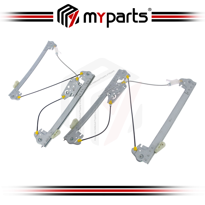 Myparts Fits BMW 7 Series E65 E66 2002~2008 | FRONT Power Electric (No Motor) Window Gear Regulator | Set LH Left Hand Side + RH Right Hand Side