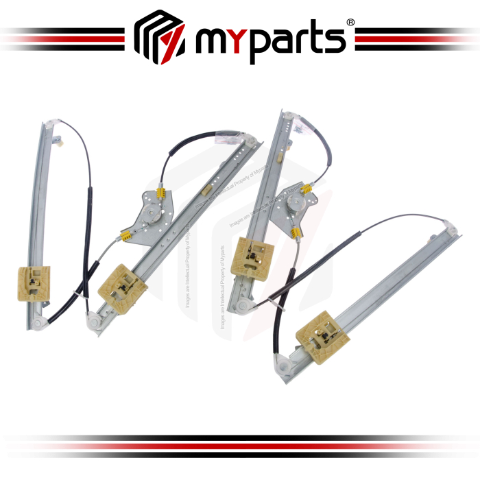 Myparts Fits Land Rover Range Rover SPORT 2013~2022 REAR (No Motor) Power Window Gear Regulator Door | Set LH Left Hand Side + RH Right Hand Side