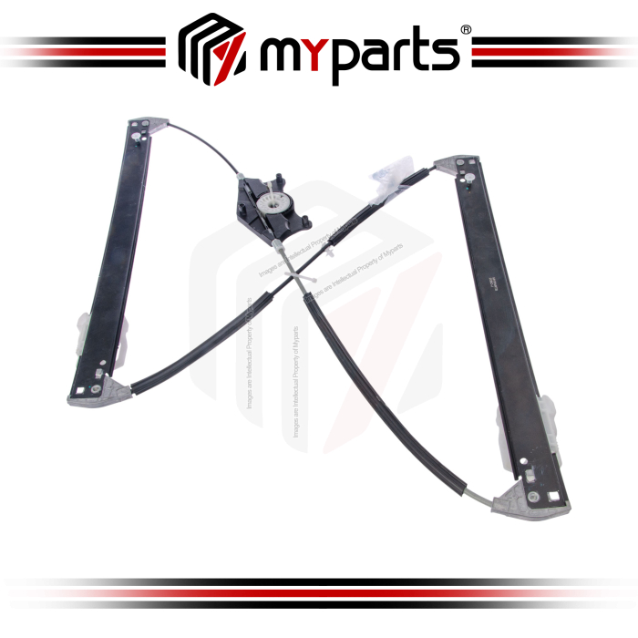 Myparts Fits Audi A8 4H 2010~2017 | Front (No Motor) Electric Power Window Gear Regulator Door | LH Left Hand (Passenger Side)