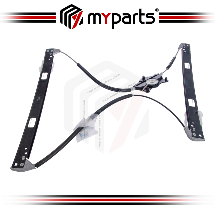 Myparts Fits Audi Q7 4L 2005~2015 | FRONT (No Motor) Power Electric Window Gear Regulator Door | RH Right Hand (Driver Side)