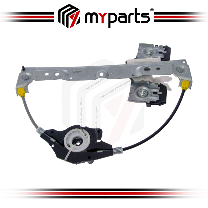 Myparts Fits Ford Fiesta 1.6 2008~2013 Rear (No Motor) Electric Power Window Gear Regulator Door | LH Left Hand (Passenger Side)