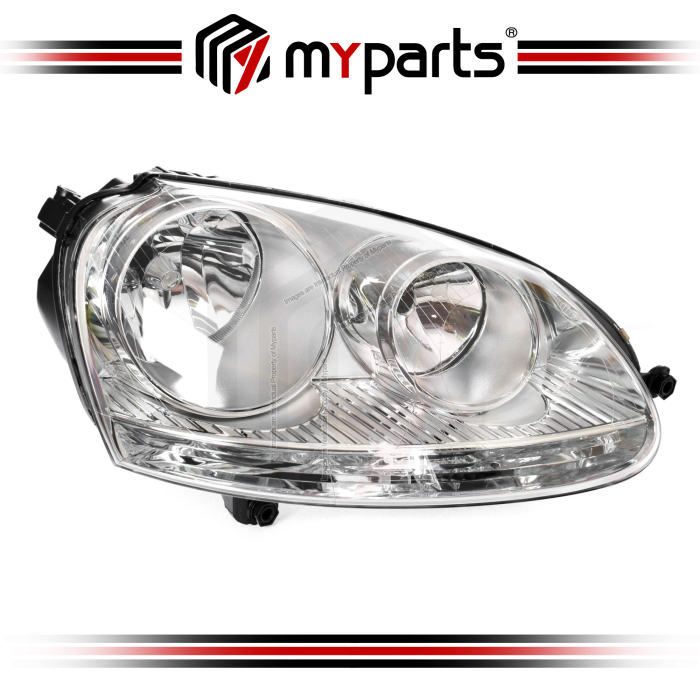 TYC VolksWagen VW Jetta 1KM 2006~2011 | Headlight Head Light Front Lamp (Chrome) | RH RHS Right Hand (Driver Side)