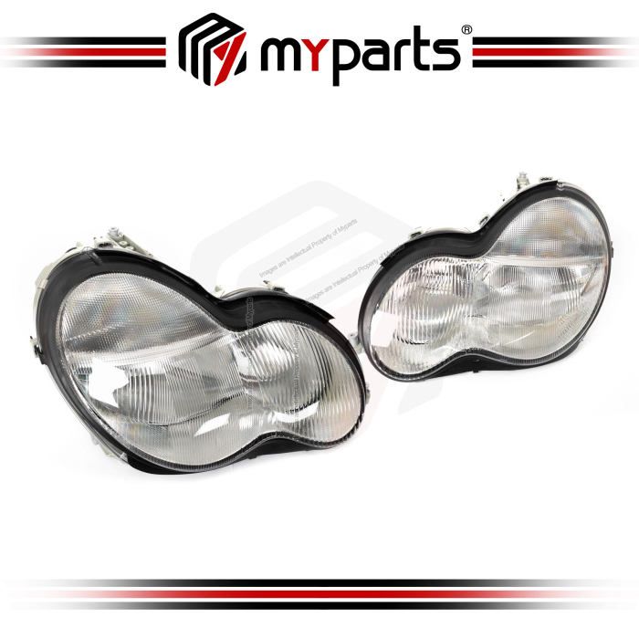 Head Light No HID No Projector (Set LH+RH)