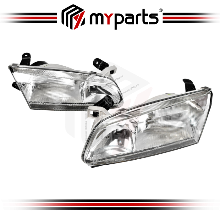 TYC Fits Toyota Camry SXV20 1997~1999 Sedan & Wagon | Headlight Head Light Front Lamp | Pair OF LH LHS Left Hand + RH RHS Right Hand