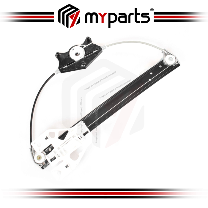 Door Window Regulator REAR Sedan (Electric No Motor)