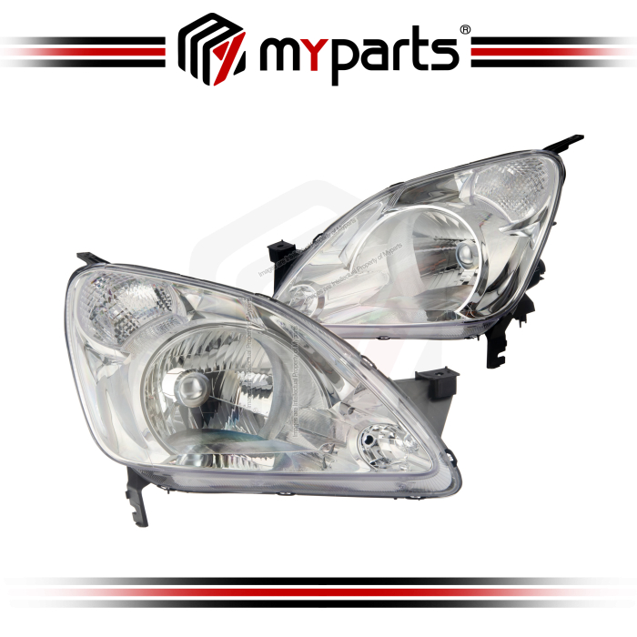 TYC Fits Honda CRV CR-V RD Series 2001~2004 | Headlight Head Light Front Lamp S9A | Pair Of LH LHS Left Hand (Passenger) + RH RHS Right Hand (Driver)