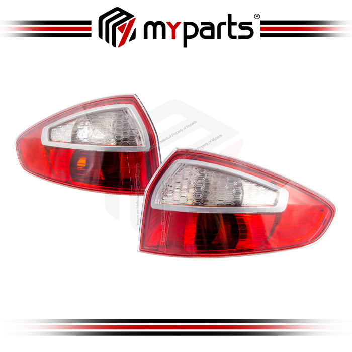 TYC Taiwan Ford Fiesta 1.6 2008~2013 Sedan | Taillamp Taillight Lamp Rear Tail Lamp Tail Light | Set LH Left Hand Side + RH Right Hand Side